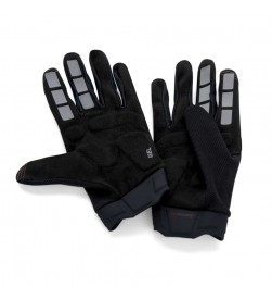 Guantes largos 100% Ridecamp Gel Negros T-M