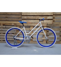 Bicicleta Paseo Chica Azul Blanco
