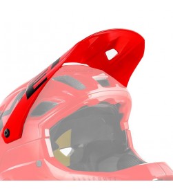 Visera recambio Met para casco Parachute MCR Rojo brillo