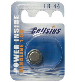 Pila botón LR44 Alcalina Cellsius 