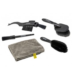 Set de cepillos X-Sauce de limpieza (Bolsa negra + 4 Cepillos +1 Paño)