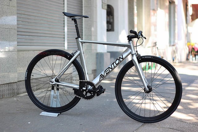 Frame bicycle Fixie Aventon Mataro Silver Polished