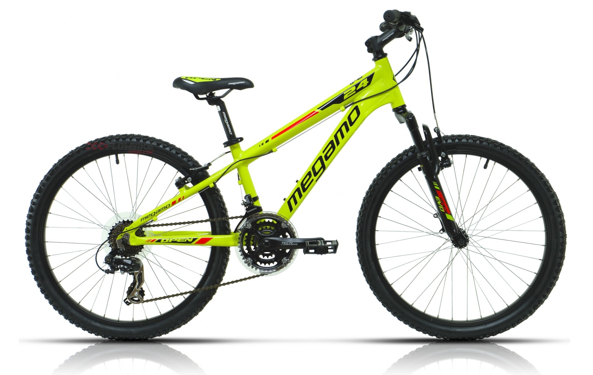 Bicicleta Megamo 24" Open Junior Boy Amarillo