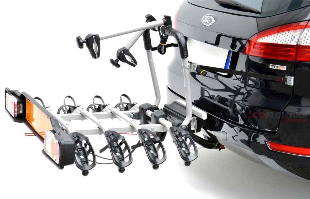 Peruzzo Parma universal hitch bike rack for 4 bikes